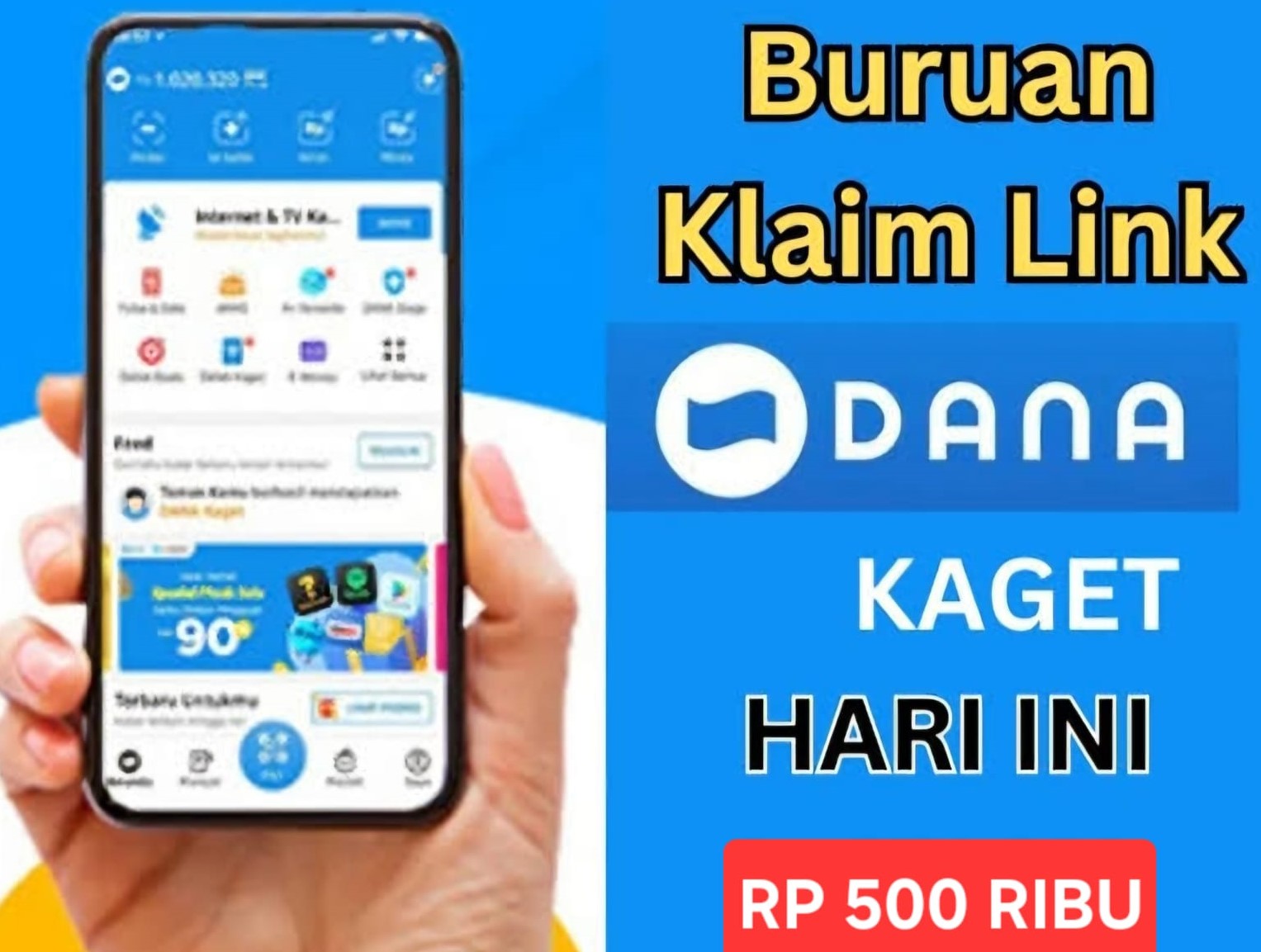 Ini Saatnya! Klik Link Saldo DANA Kaget, Rp 500 Ribu, Senin 23 Desember 2024, Terbukti Membayar