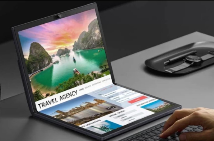Canggihnya Huawei MateBook Fold, Laptop Futuristik Layar Lipat Pertama dengan HarmonyOS 5