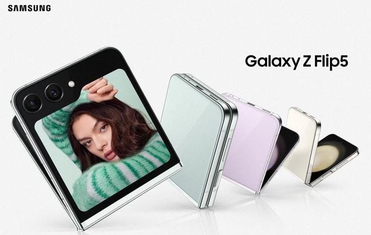 Samsung Galaxy Z Flip5 Bawakan Layar Foldable Dynamic AMOLED 2X yang Fleksibel dan Desain Engsel Baru