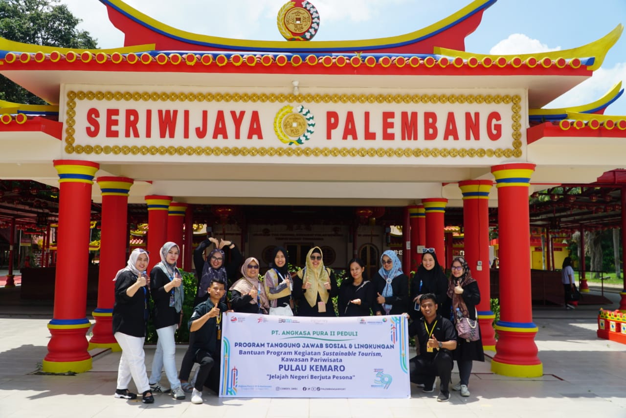 Jelang HUT ke-39, Angkasa Pura II Palembang Serahkan Bantuan Sustainable Tourism