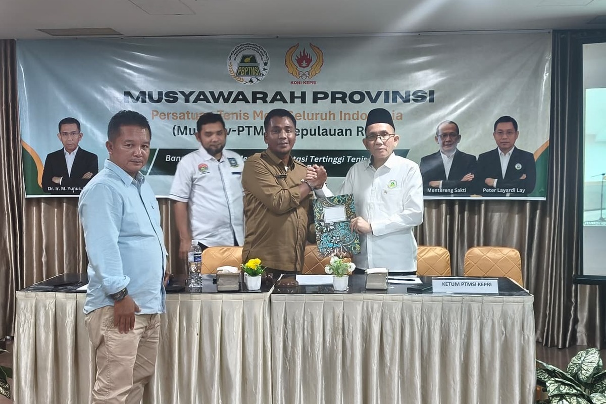 M Yunus Kembali Nakhodai Pengprov PTMSI Kepri