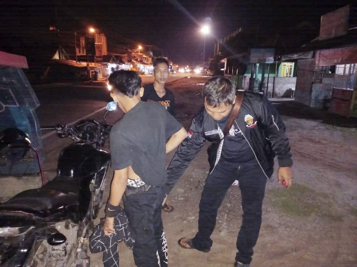 Antisipasi Kejahatan Jalanan, Polsek Indralaya Gelar Razia KRYD di Malam Libur