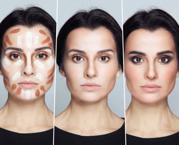  Gak Perlu Operasi Wajah atau Sedot Lemak, Pakai Teknik Make Up Ini Wajah Nampak Tirus