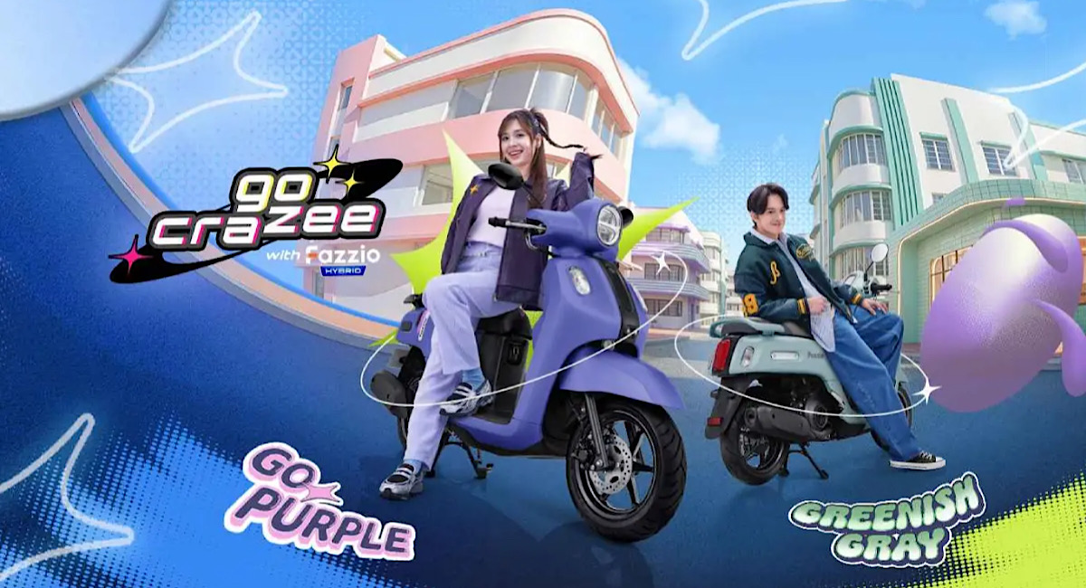 Mirip Vibes K-Pop, Intip Kerennya Yamaha Fazzio Ungu!