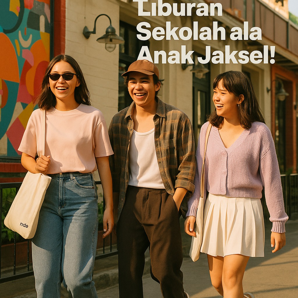 VIRAL! Muncul Tren Terbaru Outfit Liburan Sekolah ala 'Anak Jaksel'