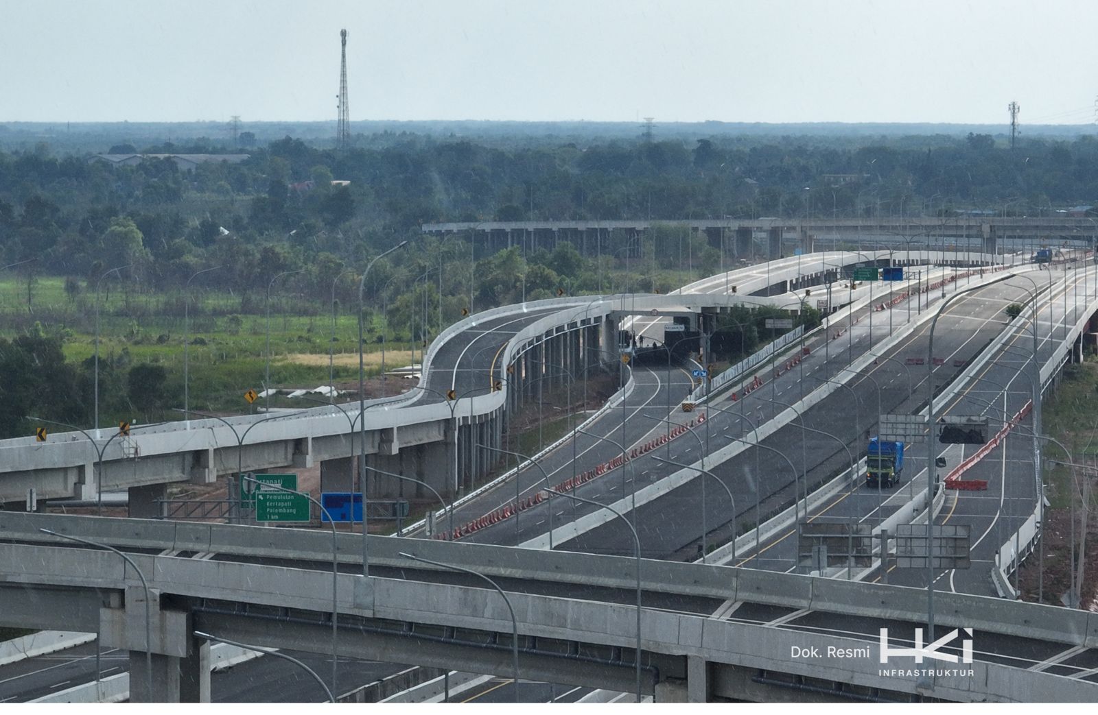HKI Rampungkan Pembangunan Ramp Junction Palembang, Tol Palindra dan Kapal Betung Kini Tersambung Menyeluruh