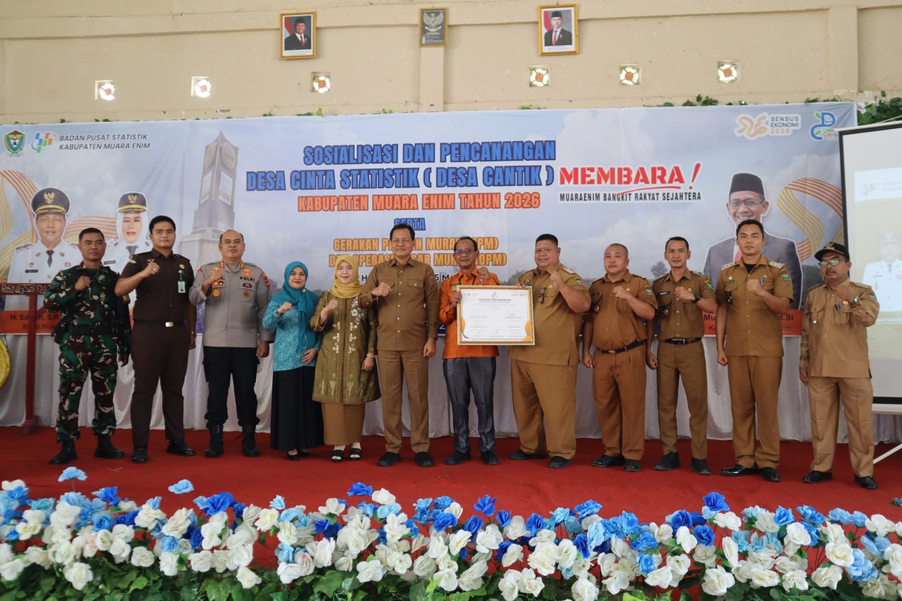 Bupati Edison Canangkan Tiga Desa Cantik di Kecamatan Muara Enim