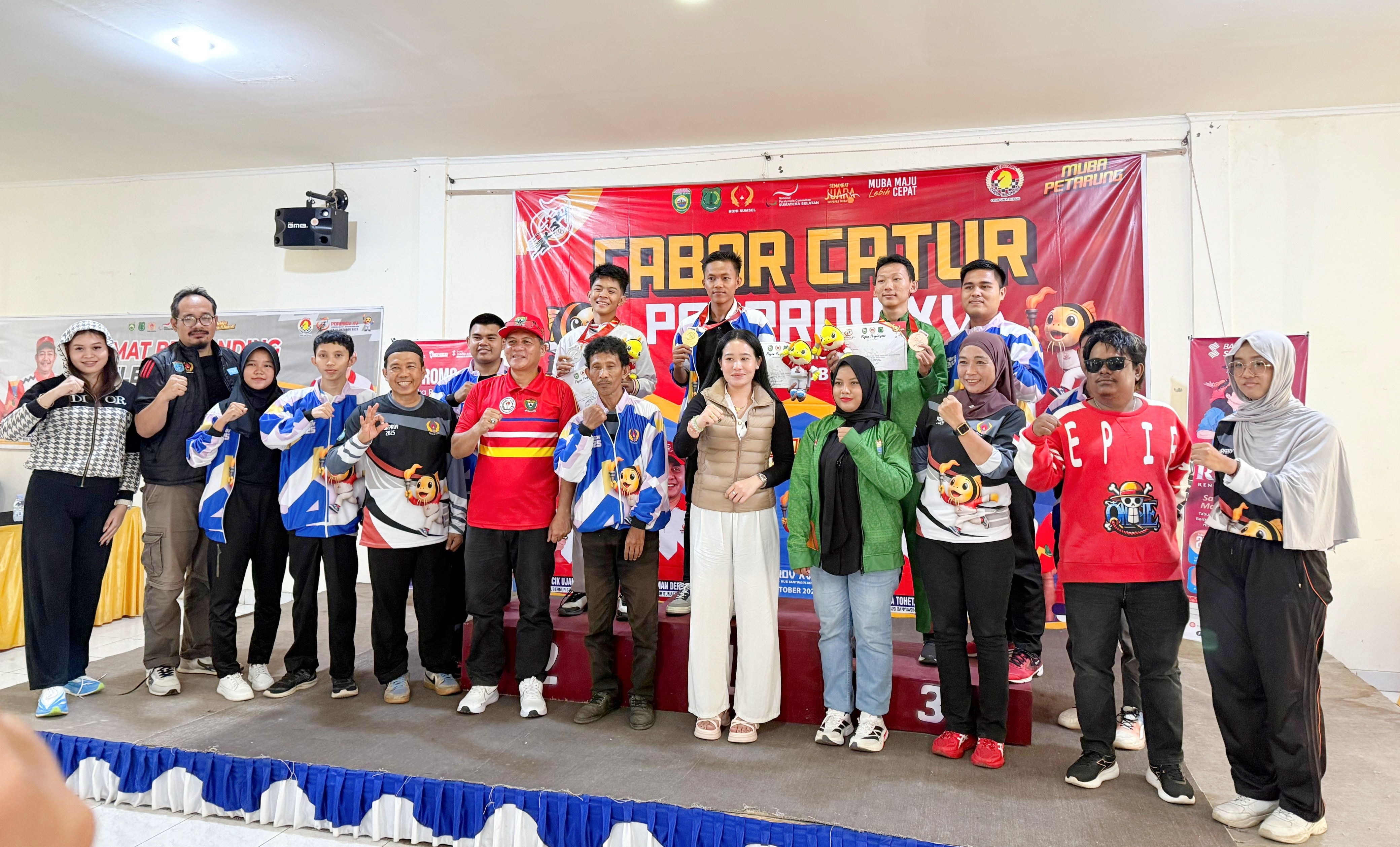 Hari Terakhir Porprov XV Sumsel 2025 di Muba, Ogan Ilir Tambah 2 Medali Emas dari Cabor Catur dan Biliard