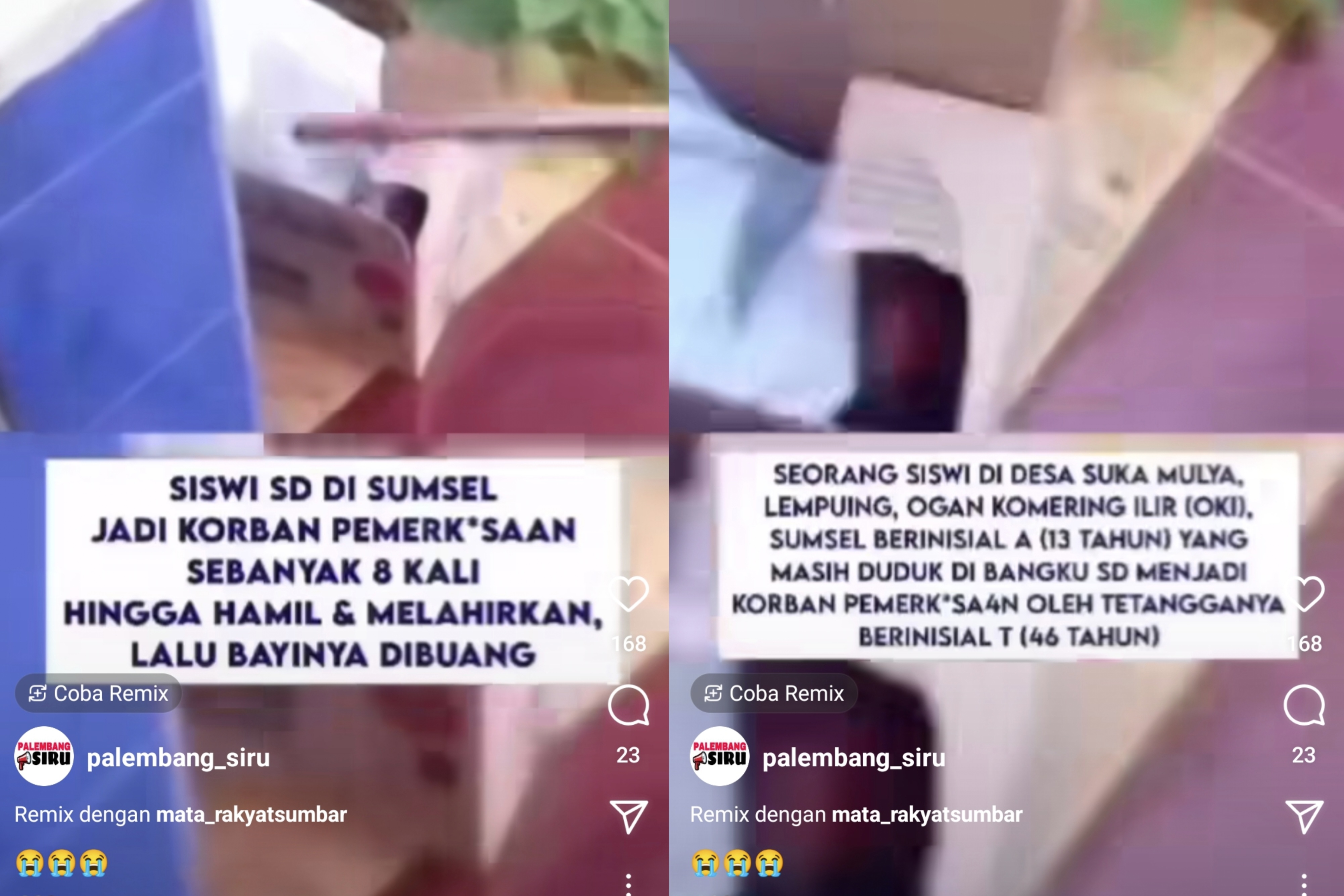 Viral Video Penemuan Bayi Korban Asusila Dalam Kotak Kardus di OKI, Terungkap Pelaku Rudapaksa Bocah SD