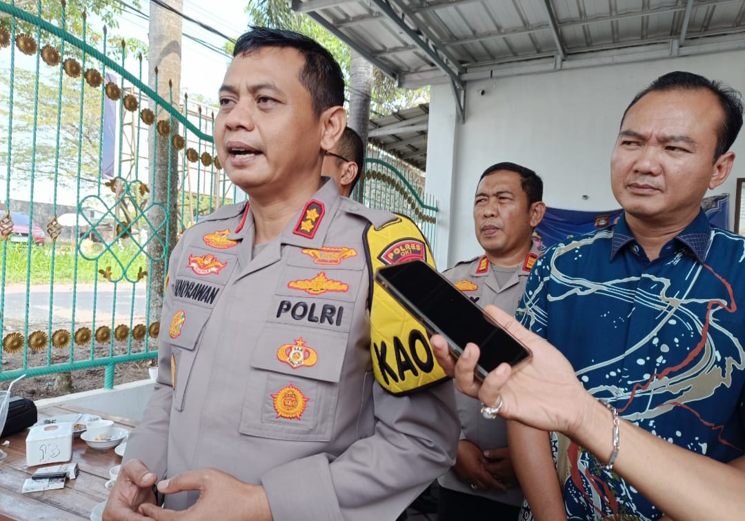 Polres OKI Masih Tempatkan Personel Patroli di Desa Sungai Sodong 