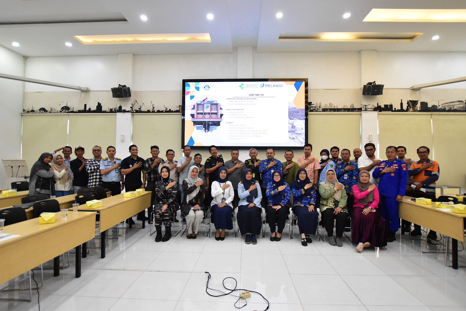 Dukung Program Pelabuhan Sehat, Pelindo Reg 2 Palembang Mengikuti Verifikasi Lanjutan Pelabuhan Sehat