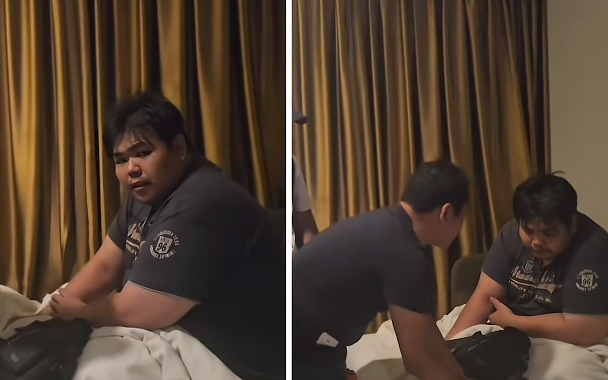 Beredar Video Saat Anak Bos Toko Roti Aniaya Karyawati Ditangkap Polisi, Lagi Selimutan Di Hotel Di Sukabumi