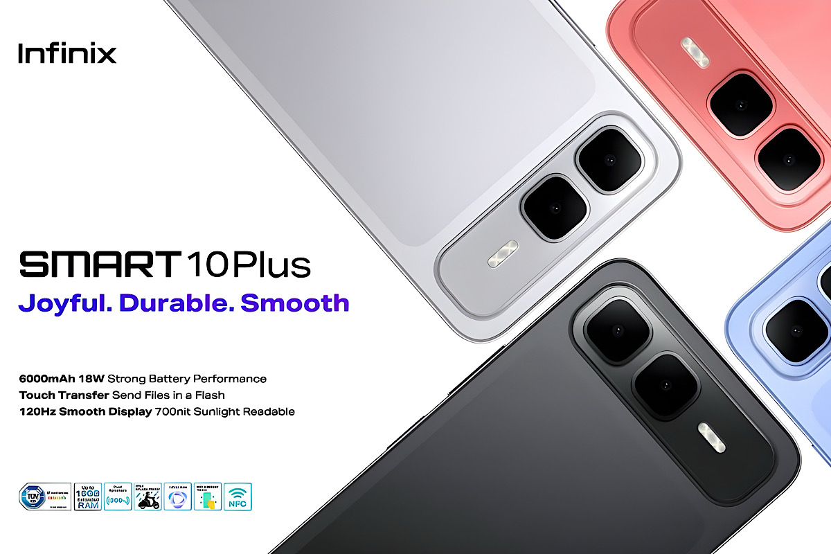 Tiga Fakta Penting Infinix Smart 10, Fakta Ke-3 Audio Sampai 300 Persen, Dengar Lagu Makin Nendang   