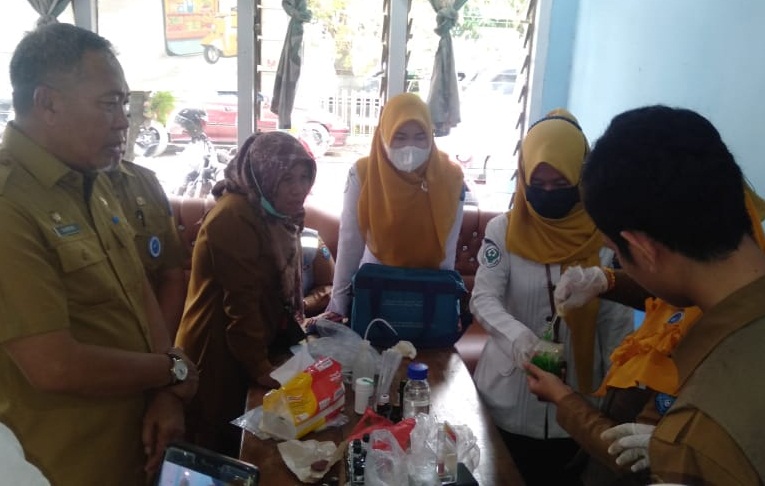Ditemukan Bahan Makanan Mengandung Zat Berbahaya, di Pasar Kayuagung, OKI