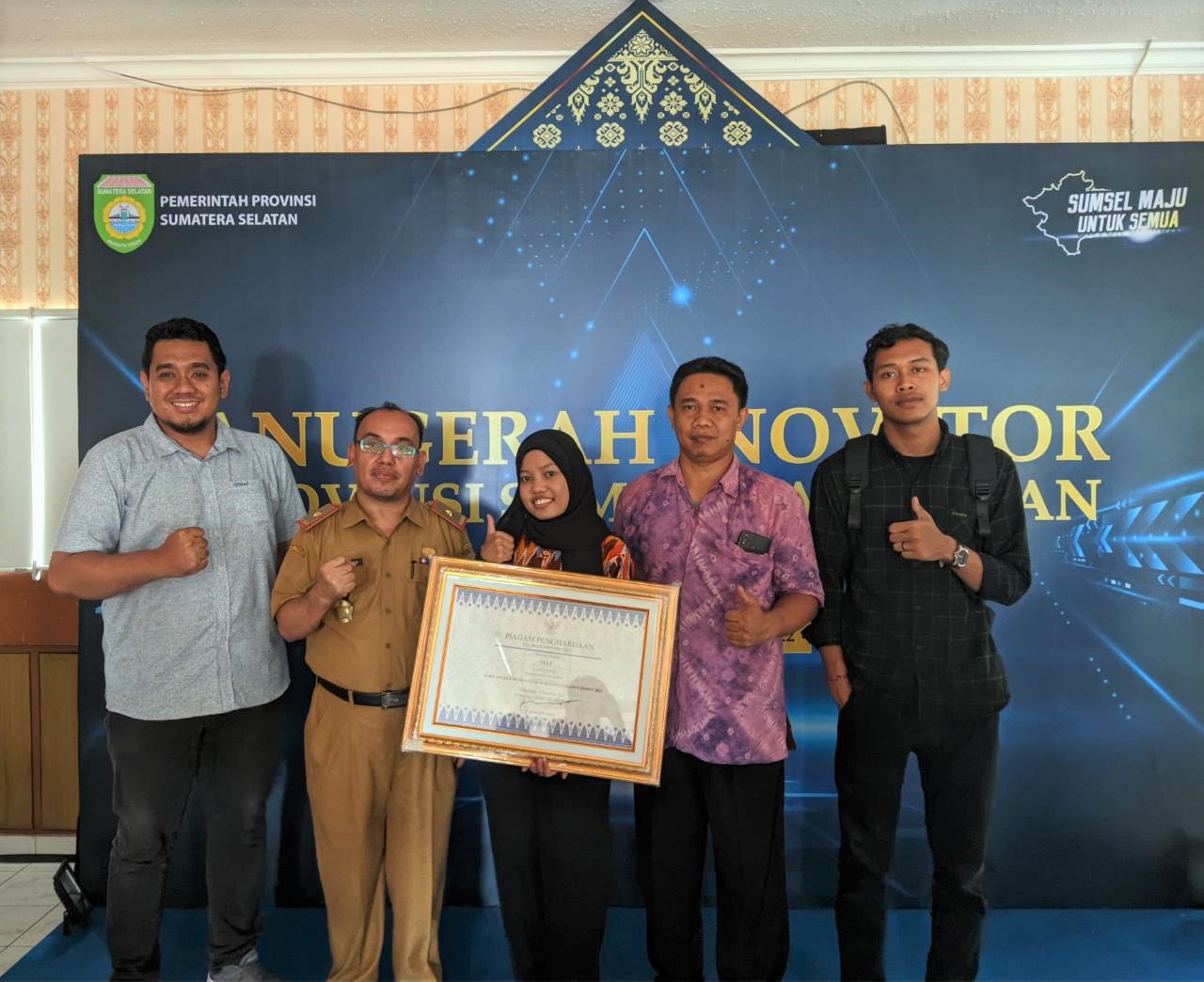 Universitas Bina Darma Palembang Raih Penghargaan Mahasiswa Inovator Sumsel 2022
