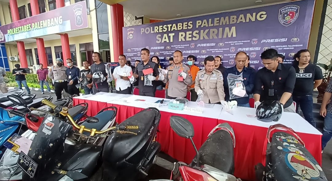 80 Kali Beraksi, Raja Curanmor di Parkiran Minimarket Palembang Ditangkap 