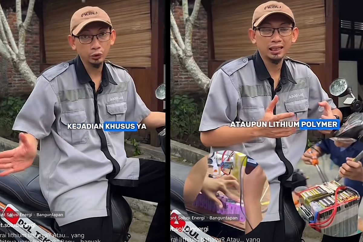 Baterai Motor Listrik Terbakar? Upgrade Power Dimensi Kecil Tapi Energinya Maksimal Tetap Utamakan Safety