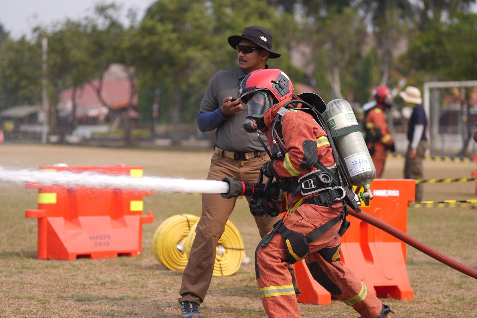 Gerak Cepat, Respons Tepat: Kilang Plaju Uji Kesiapan Fire Brigade Hadapi Kondisi Darurat
