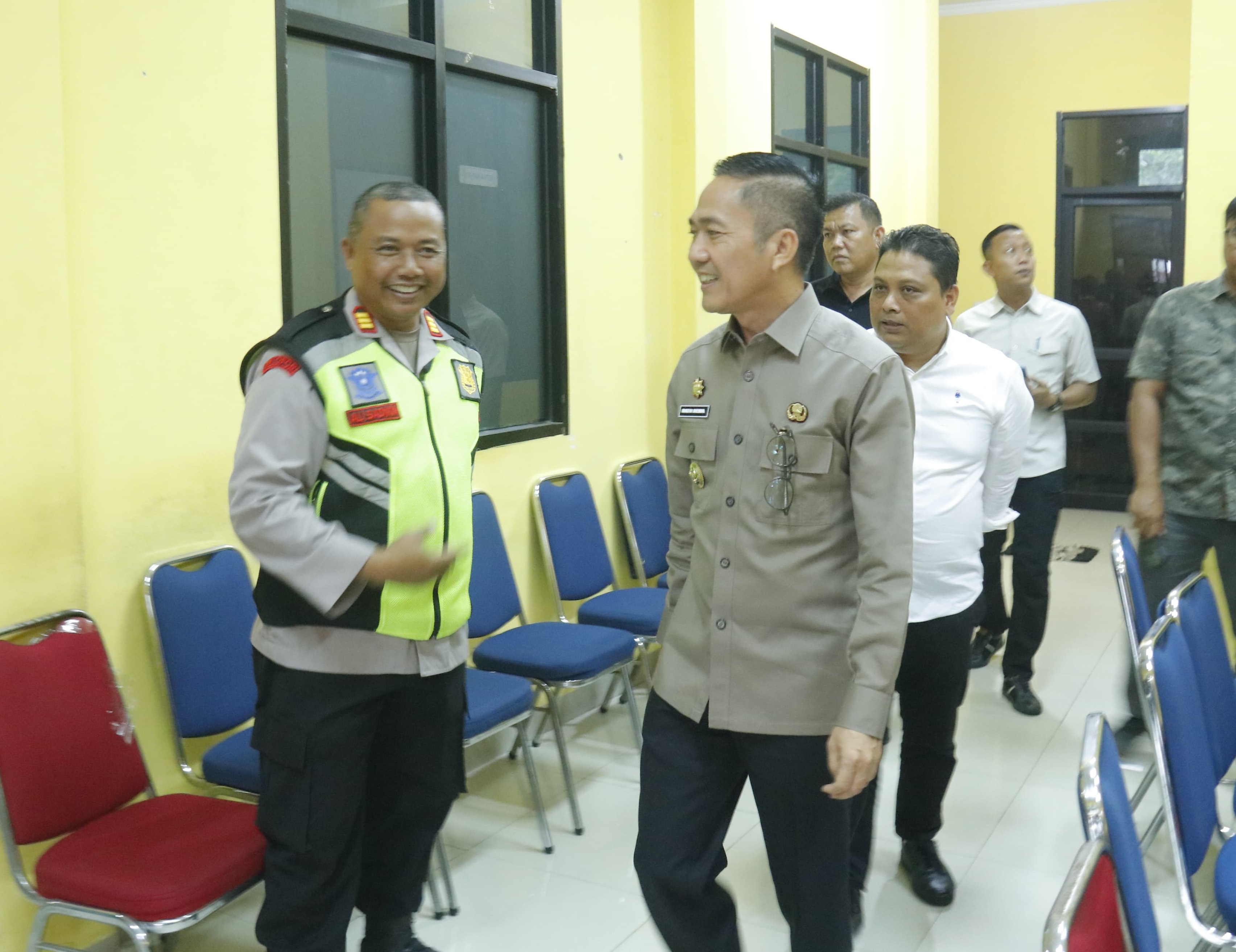 Jelang Pemilu 2024, Pj Wako Palembang Ratu Dewa Tinjau Kantor Bawaslu dan KPU Palembang