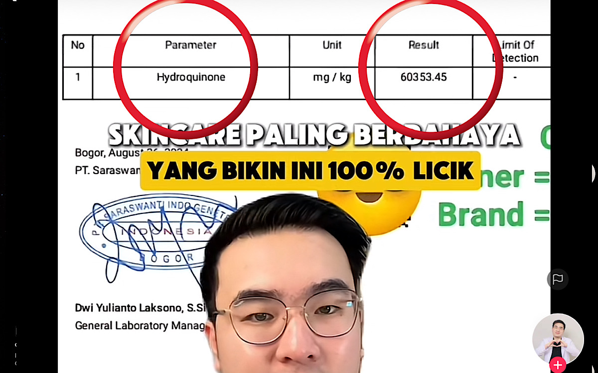 Terbongkar, Brand Skincare Paling Berbahaya, Dokter Gio Sampai Sebut Nama Iblis Owner Skincare!