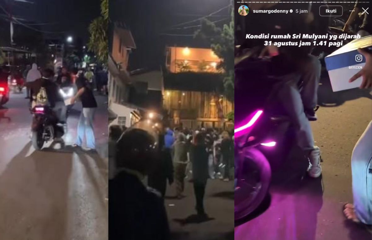 Giliran Rumah Sri Mulyani di Bintaro Jadi Sasaran Amuk Massa, Setelah Kediaman Sahroni, Eko Patrio & Uya Kuya