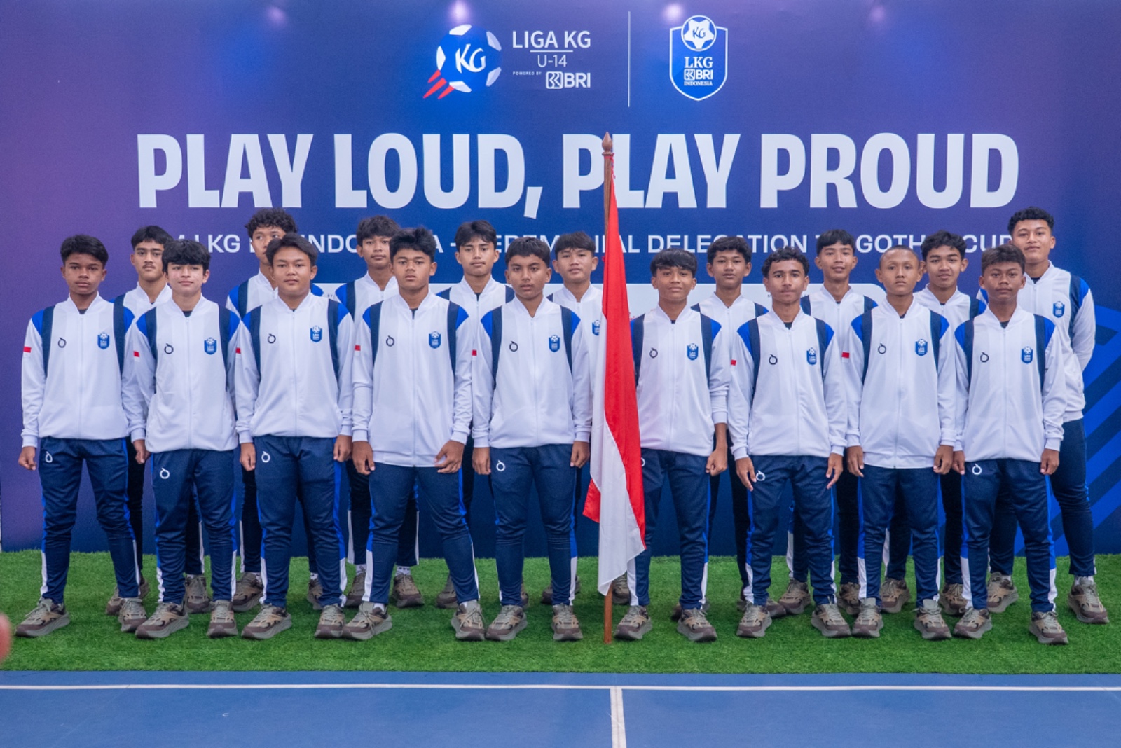 BRI dan Liga Kompas Memberangkatkan Tim LKG BRI Indonesia untuk Berkompetisi di Gothia Cup 2025
