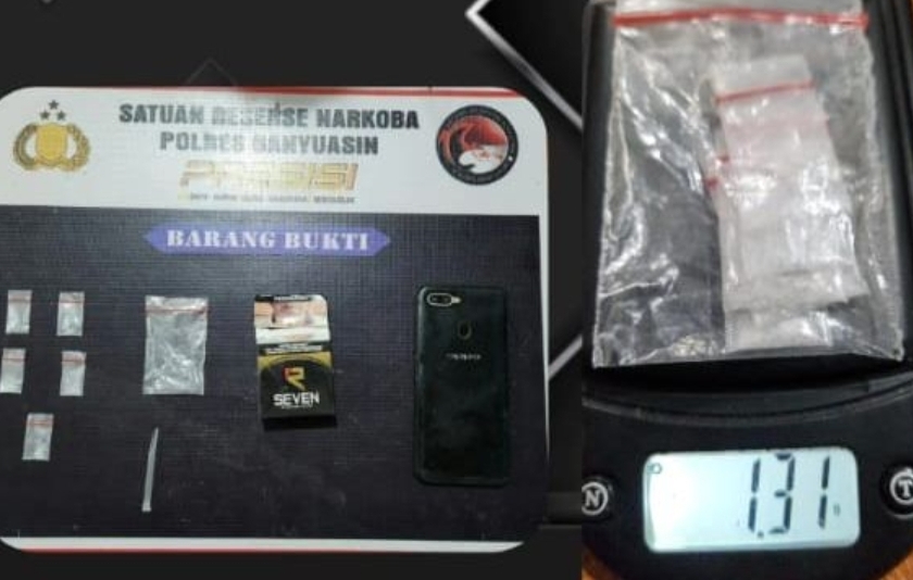 Polisi Bekuk Pengedar Sabu di Penginapan Talang Kelapa Banyuasin