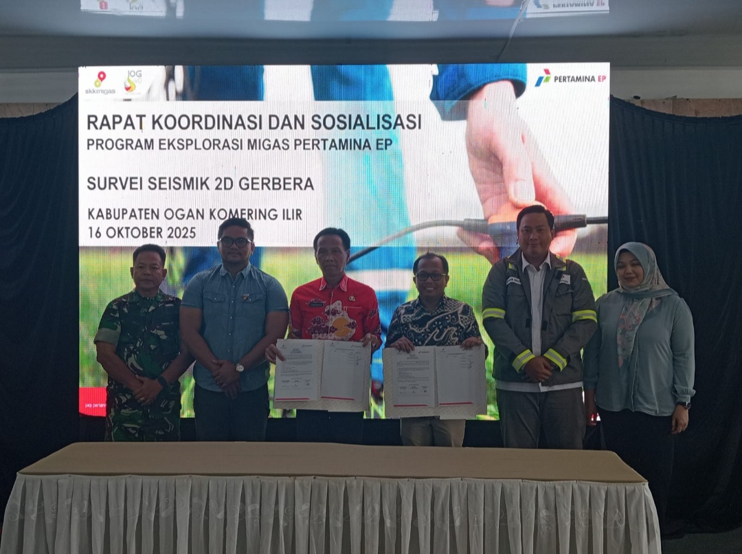 Kabupaten OKI di Mesuji Makmur Pertamina EP Survei Seismik 2D Gerbera Tahun Depan