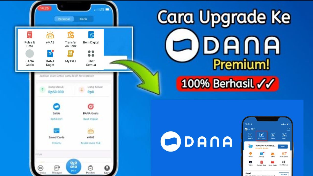 Upgrade DANA ke Premium Sekarang dan Dapatkan Saldo Kaget Gratis Langsung! Siapa Cepat Dia Dapat