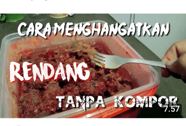 Begini Trik Panaskan Rendang Lebaran yang Sudah Dingin, Ketika Di Rumah Gas Habis 