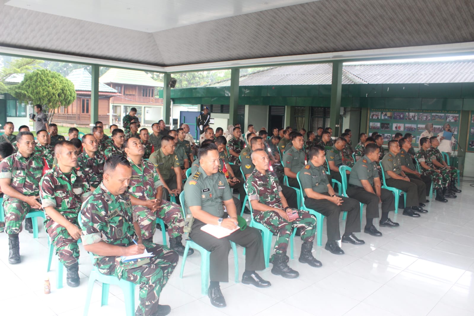 Cegah Pelanggaran Hukum dan Tingkatkan Disiplin TNI, Sub Denpom II/4-1 Prabumulih Datangi Kodim 0402/OKI