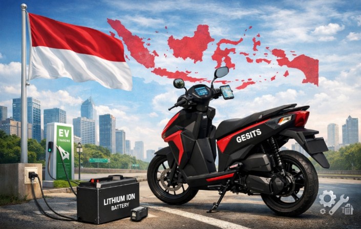 Gesits G1: Motor Listrik Kebanggaan Indonesia, Hemat Biaya tapi Masih Punya Tantangan
