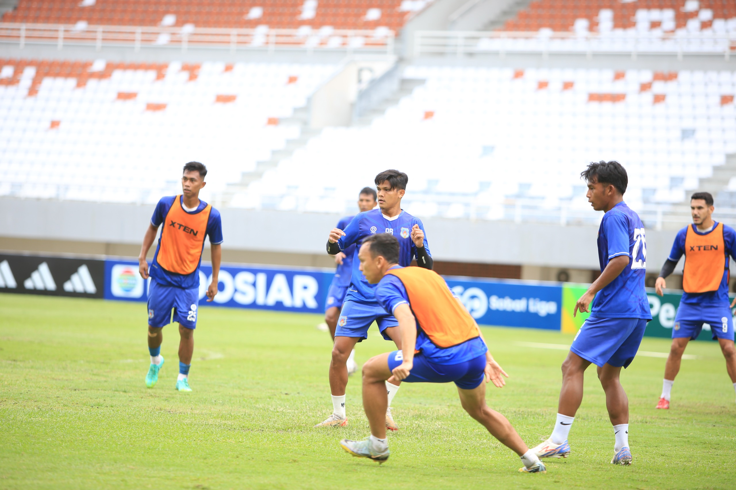 Libur Jeda Kompetisi, Latihan Sumsel United Fokus Penguatan Lini Pertahanan 