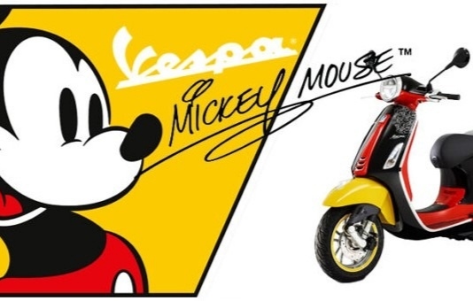 100 Tahun The Walt Disney Company, Vespa Keluarkan Edisi Mickey Mouse, Dibandrol Rp70 Jutaan