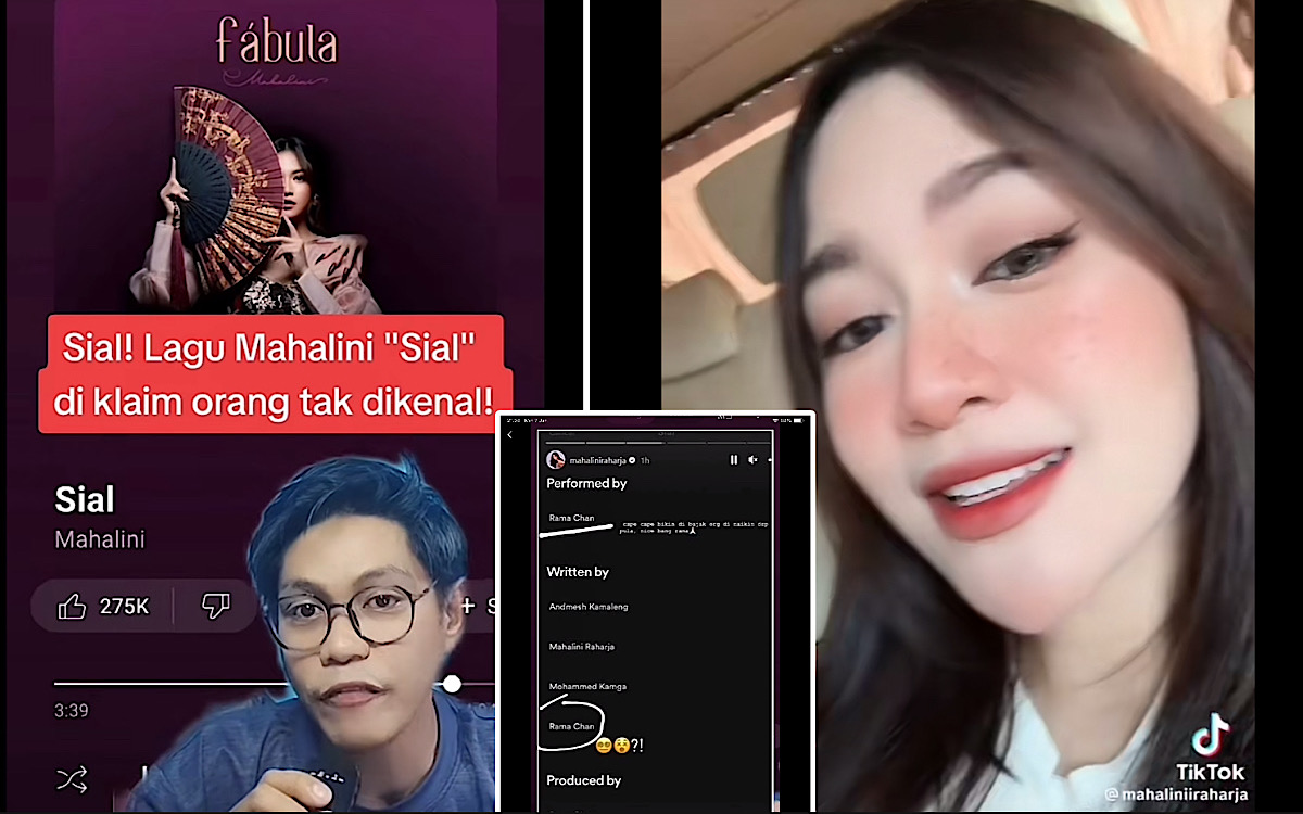 Lagu Mahalini ‘Sial’ Diklaim Milik Rama Chan, Naik di Spotify dan Sound TikTok, Netizen Tanya Mana Orangnya?