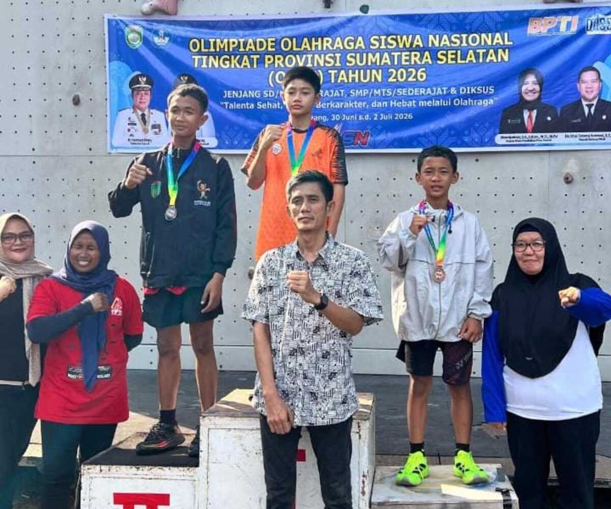 Fatih Noor Raih 2 Emas di O2SN Tingkat Provinsi Sumsel 