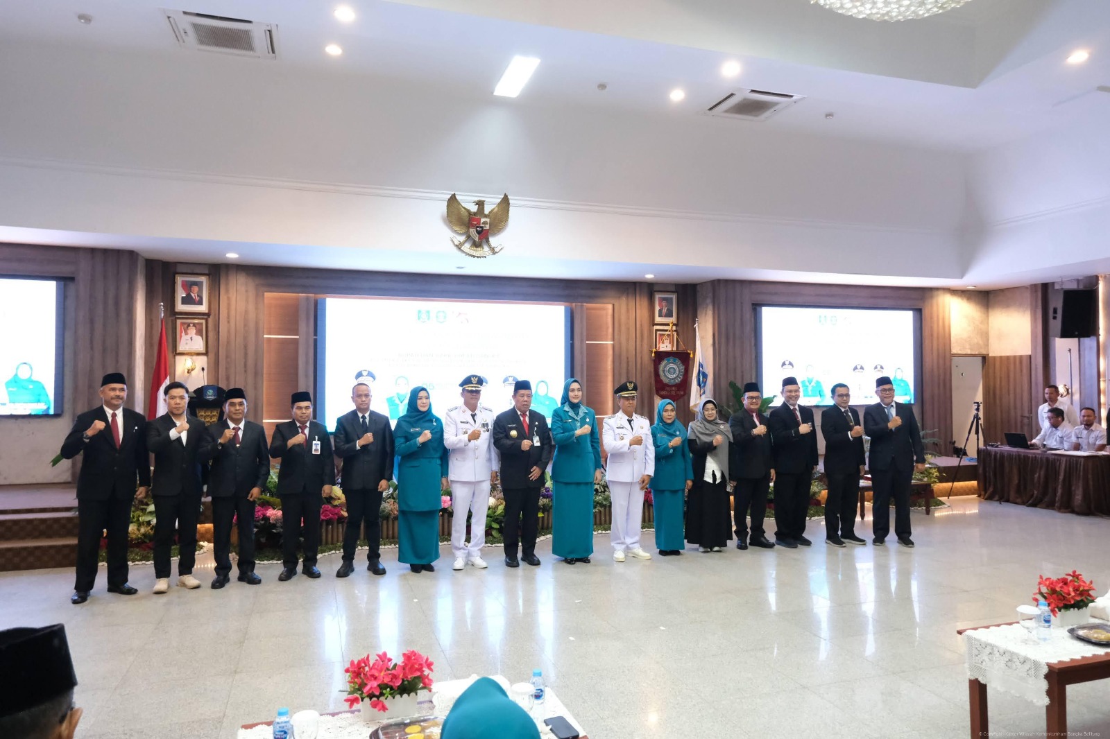 Kakanwil Kemenkum Babel Hadiri Pelantikan Bupati dan Wakil Bupati Bangka: Awal Baru Kepemimpinan Daerah