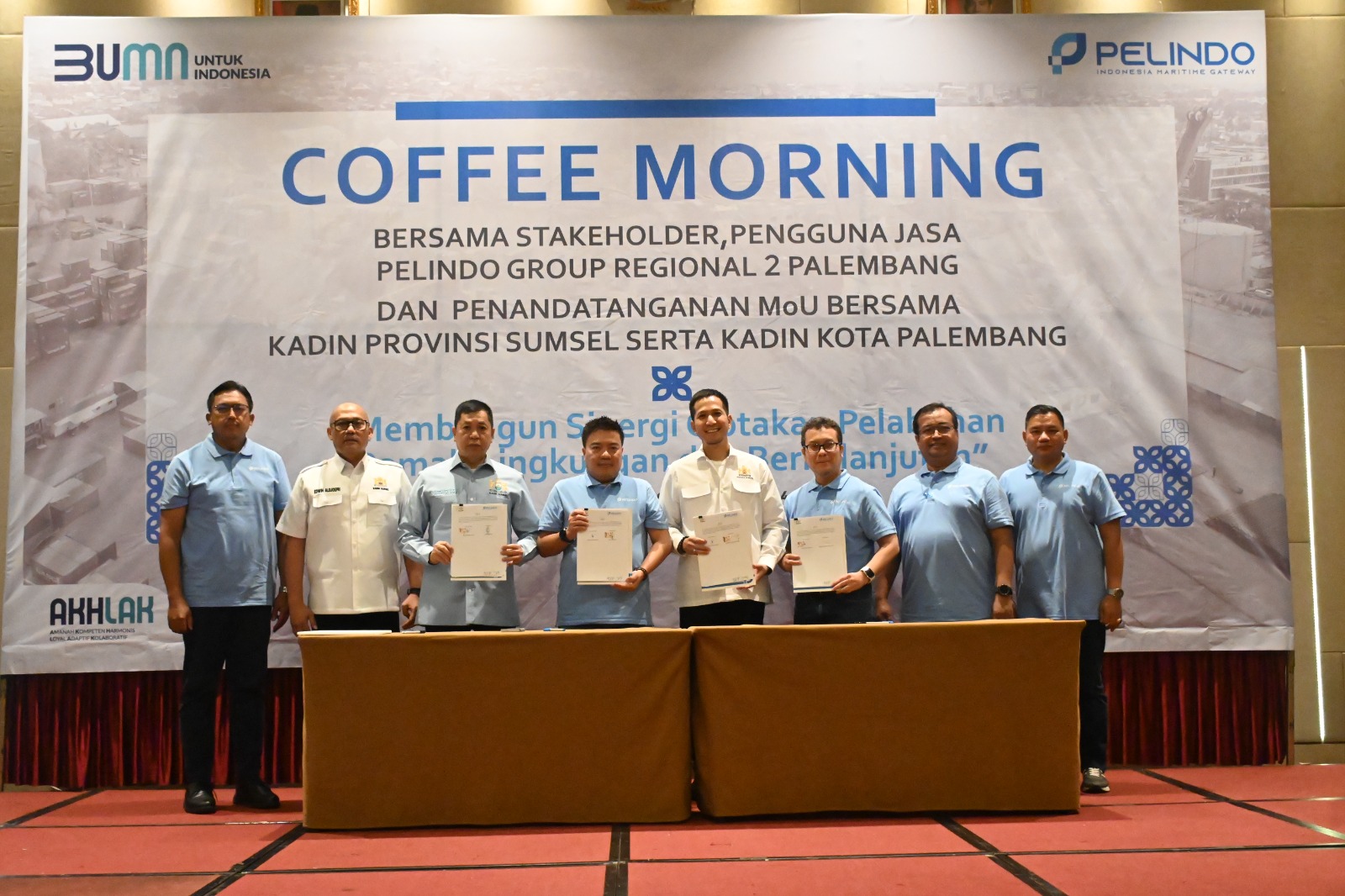 Sinergi untuk Masa Depan, Pelindo Palembang Gelar Coffee Morning dengan Fokus Pelabuhan Ramah Lingkungan