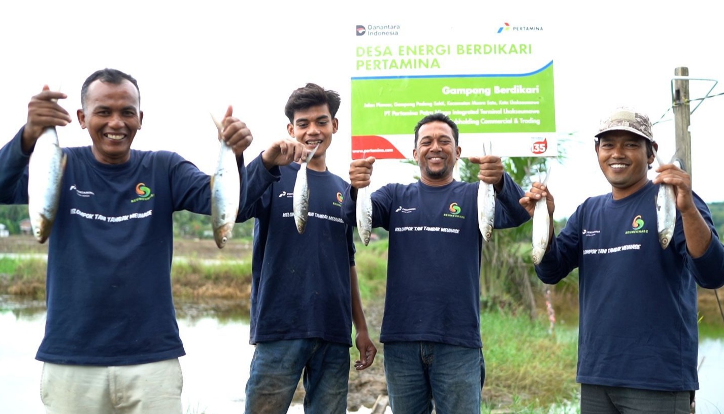 Dengan Energi Transisi, Pertamina Bangun Desa Rentan Jadi Resisten