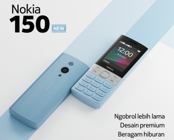 Spesifikasi Nokia 150 (2023) Daya Tahan Baterai Unggul, Cek Fitur Lengkapnya!