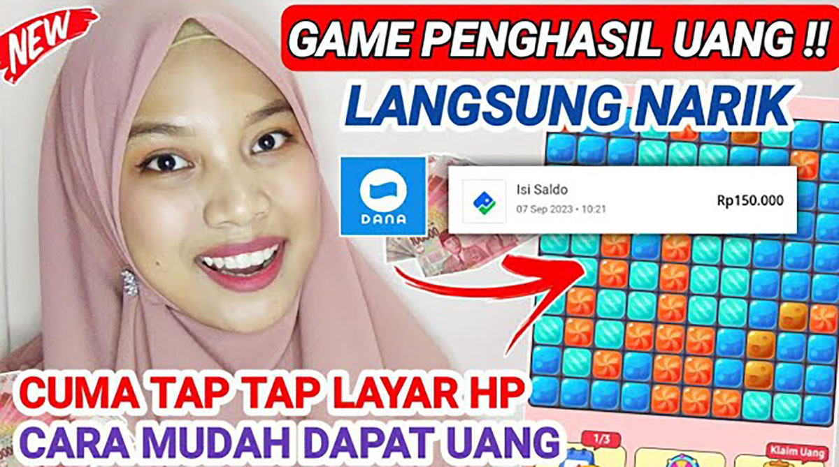 Dijamin Ketagihan Deh! Cuma Tap-Tap Layar HP, Cuan Rp150.000 Tiap Hari dengan Mudah Bisa Didapatkan