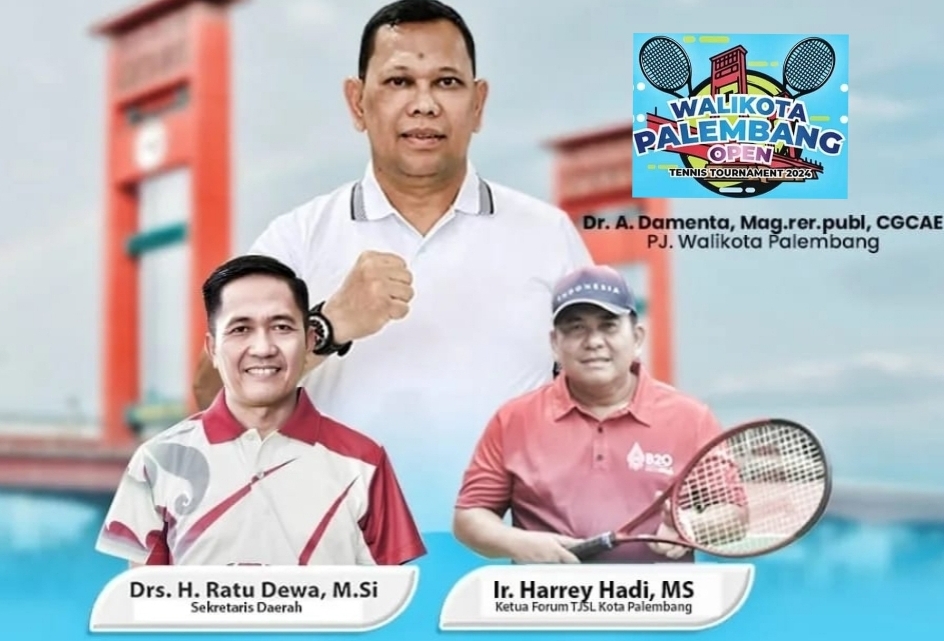 Yok Ikuti Walikota Palembang Open, Tennis Tournament 2024 Hadiah 22 Juta Rupiah