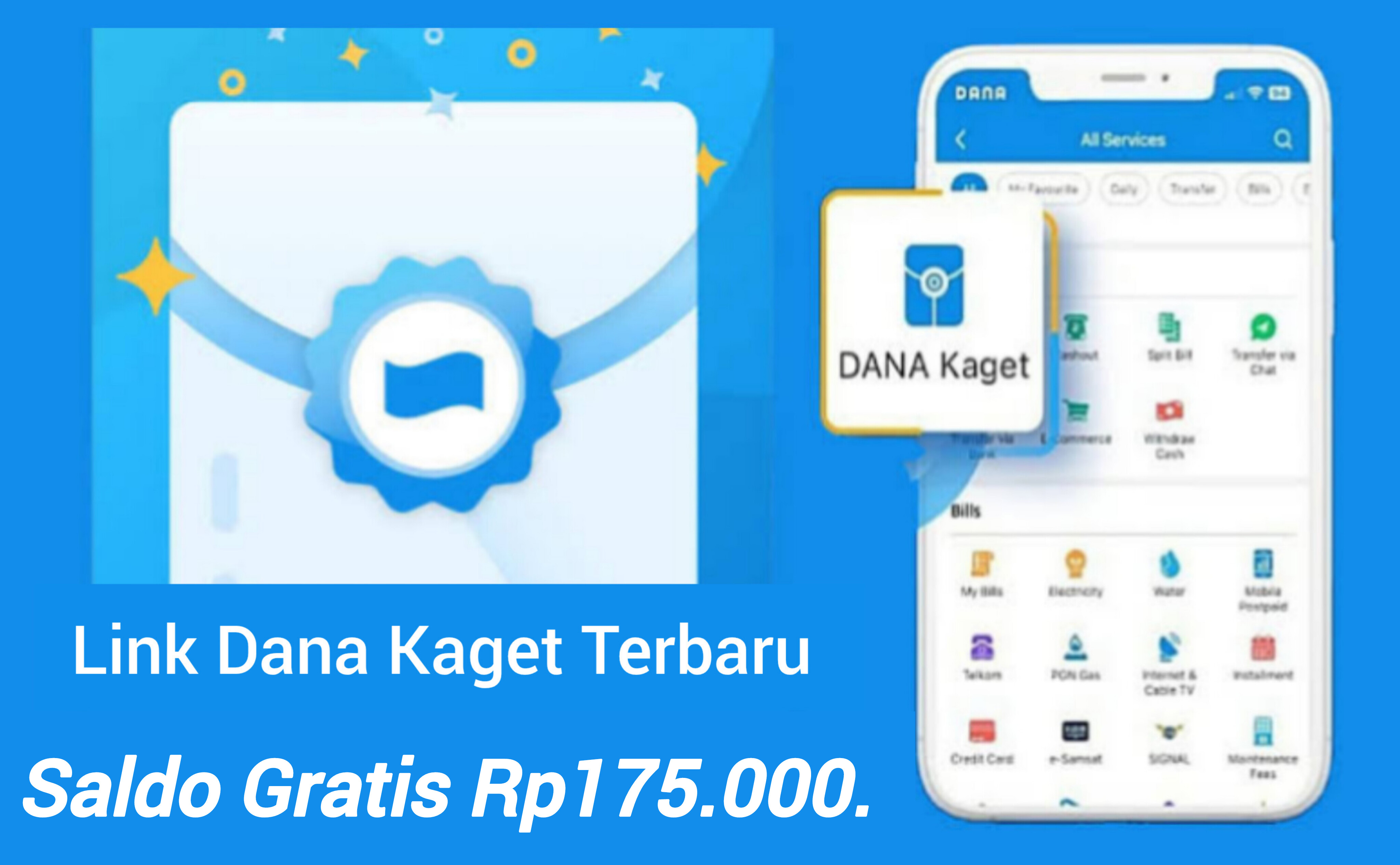 Klik Tautan Dana Kaget Terbaru dan Raih Kesempatan Dapat Saldo Gratis Rp175.000.