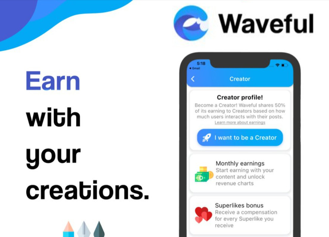 Waveful, Aplikasi Penghasil Uang Baru Pesaing FB Pro untuk Kreator Hasilkan Cuan Lebih Mudah