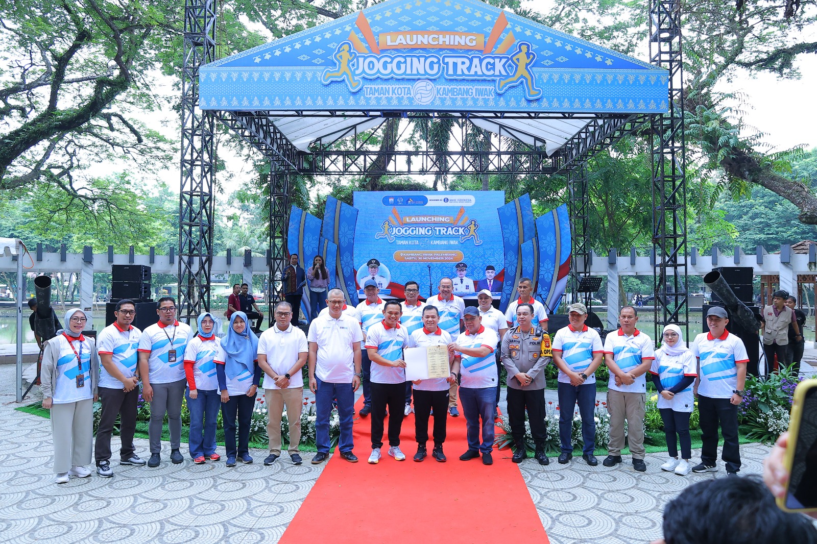 Jelang Launching Jogging Track Kambang Iwak, Kolaborasi Pemkot, Pemprov Sumsel dan Perusahaan