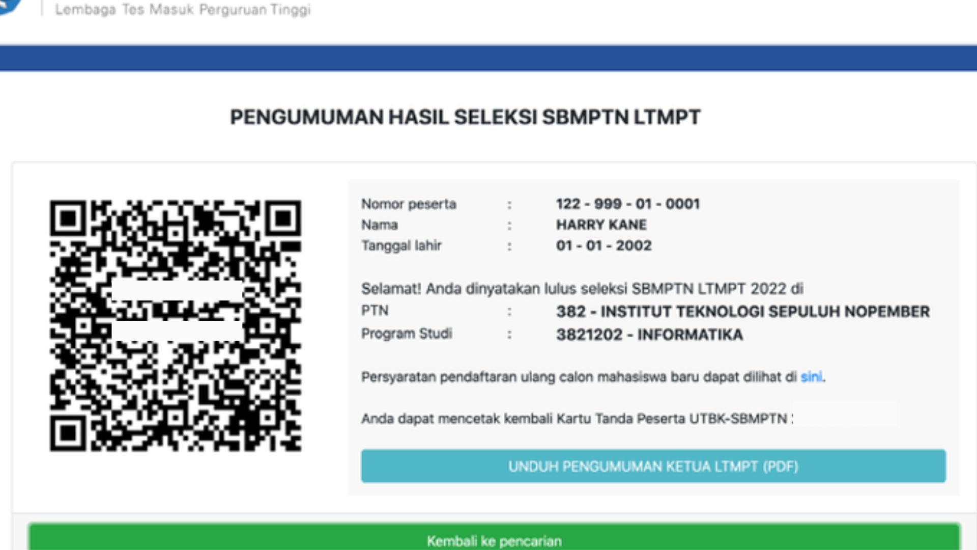 Ini Link Resmi Pengumuman Nilai UTBK SNBT 2025: Cara Cek dan Unduh Sertifikatnya!
