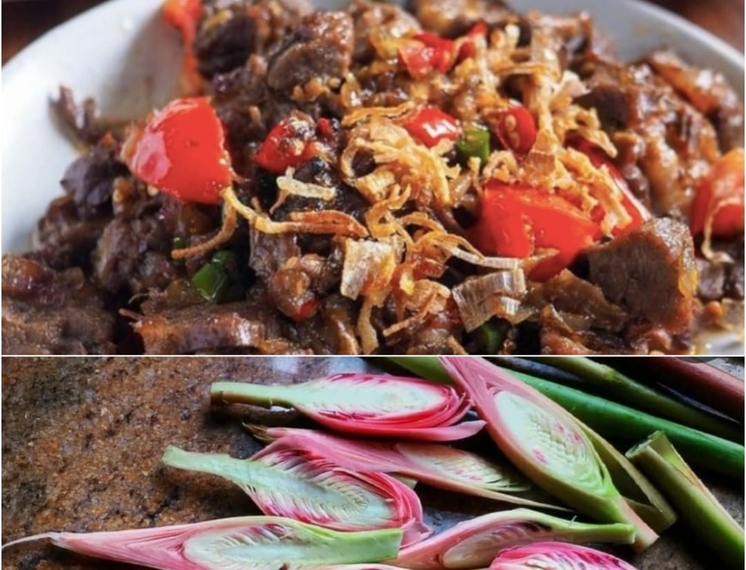 Mak Nyus Nian, Oseng Daging Sapi Kecombrang, Bisa Menjadi Alternatif Menu Makan Siang Terbaru Anda