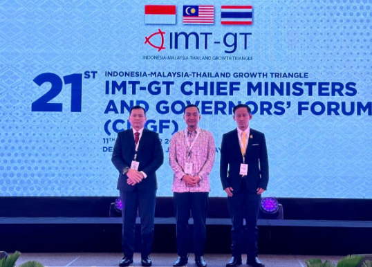 Pj Gubernur Elen Setiadi Hadiri Pertemuan IMT-GTChief Ministers and Governor’s Forum ke-21 Tahun 2024