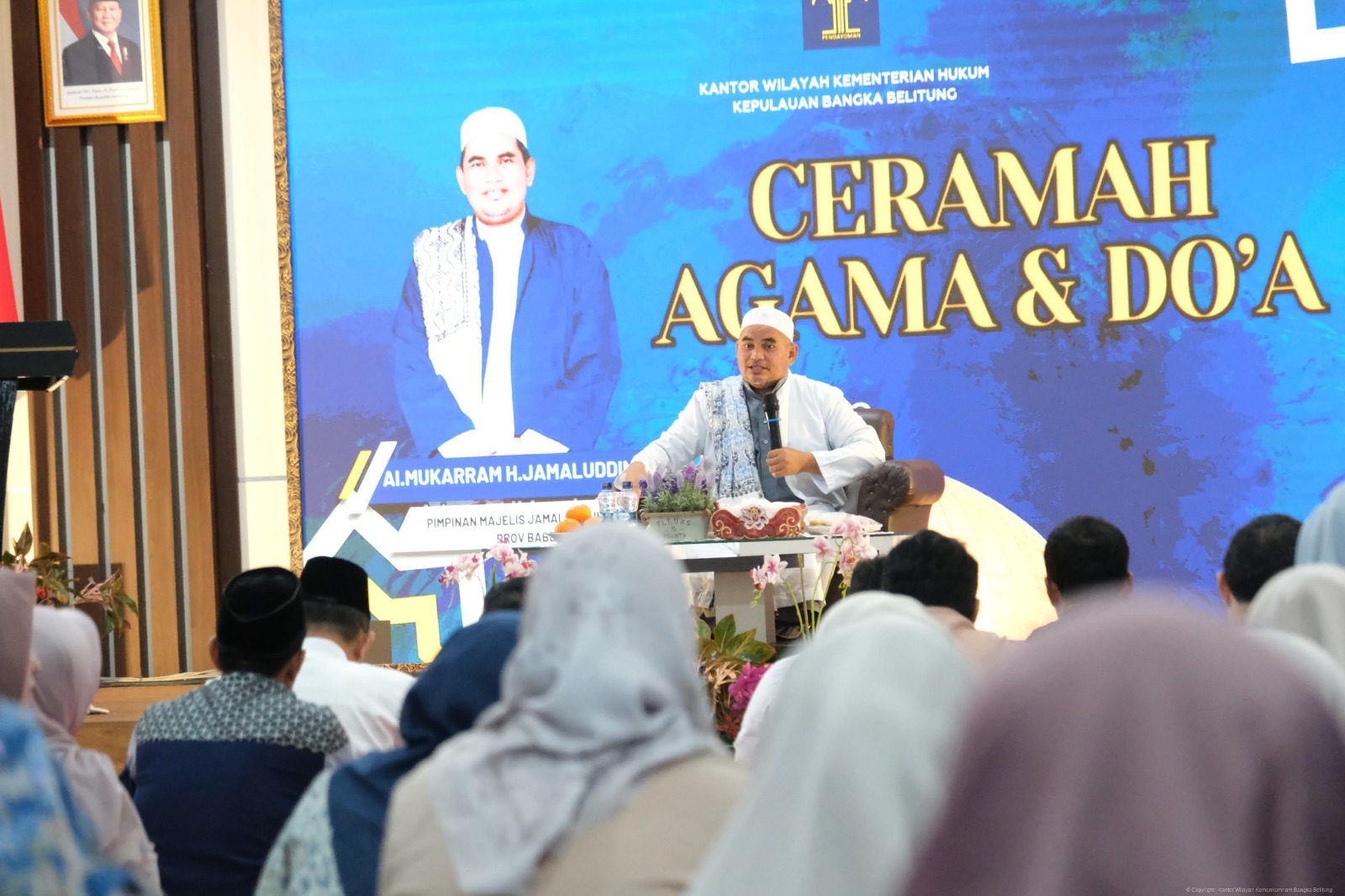 Peringatan Isra’ Mi’raj Nabi Muhammad SAW 1447, Kemenkum Babel Perkuat Spiritualitas Pegawai