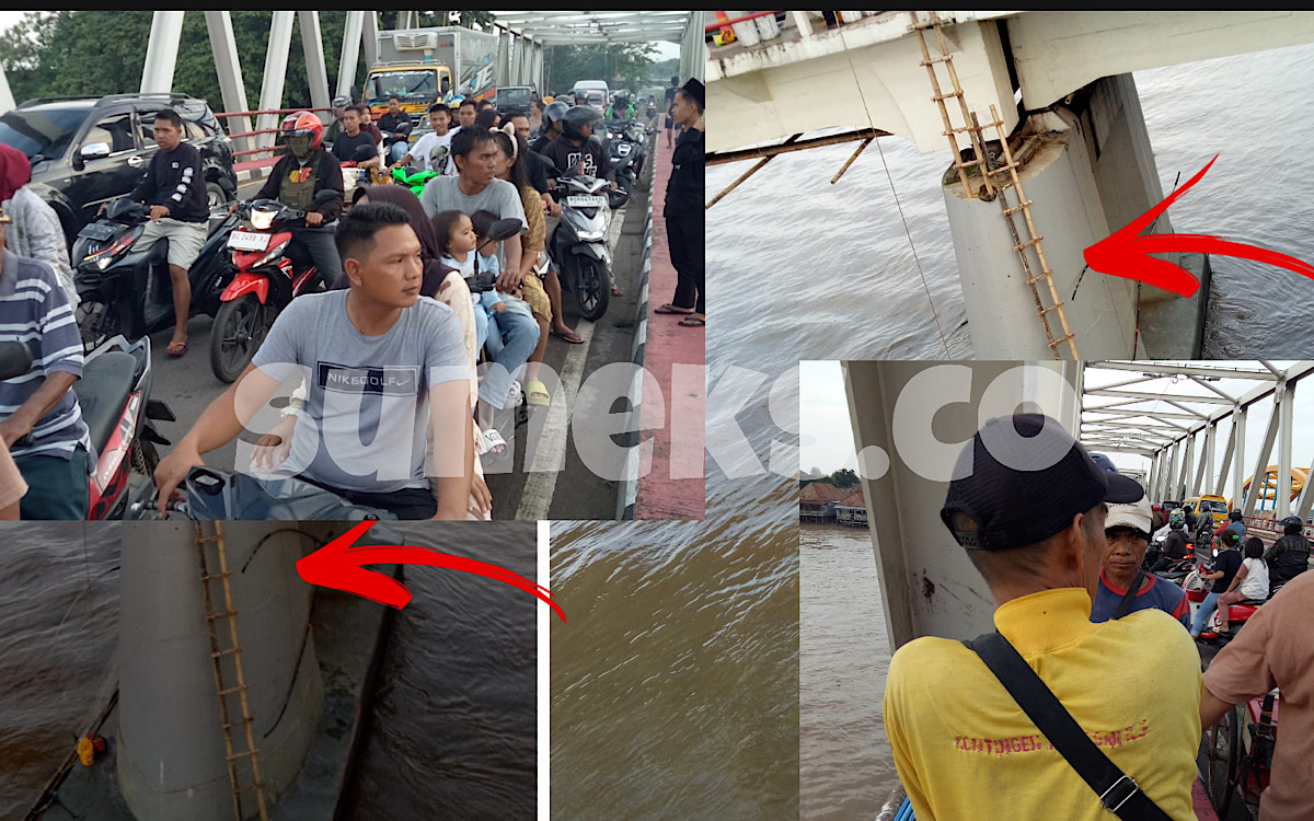 Pekerja Perbaikan Jembatan Ogan Kertapati Jatuh ke Sungai Musi, Tenggelam Diduga Tak Bisa Berenang